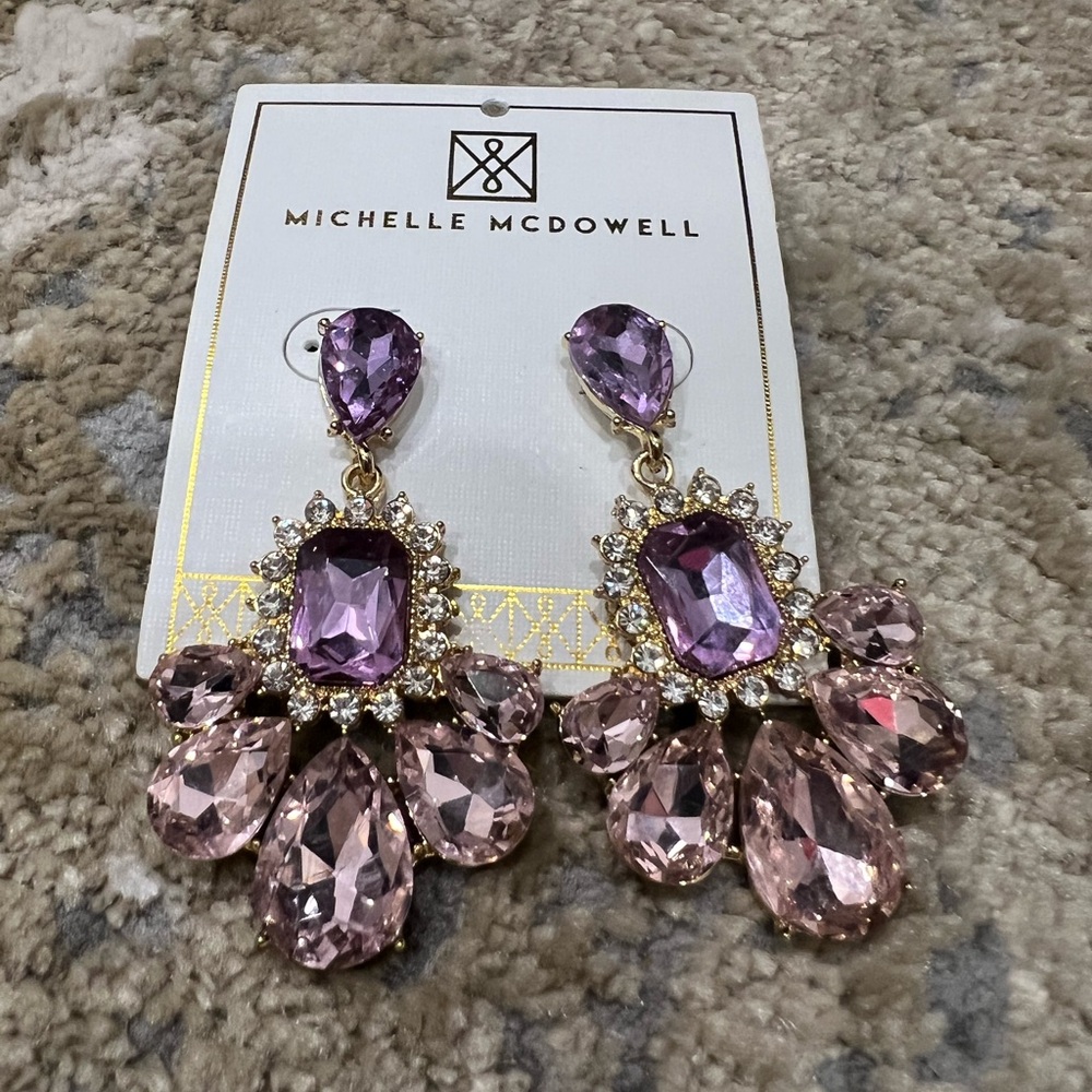 Michelle McDowell Lilac Earrings